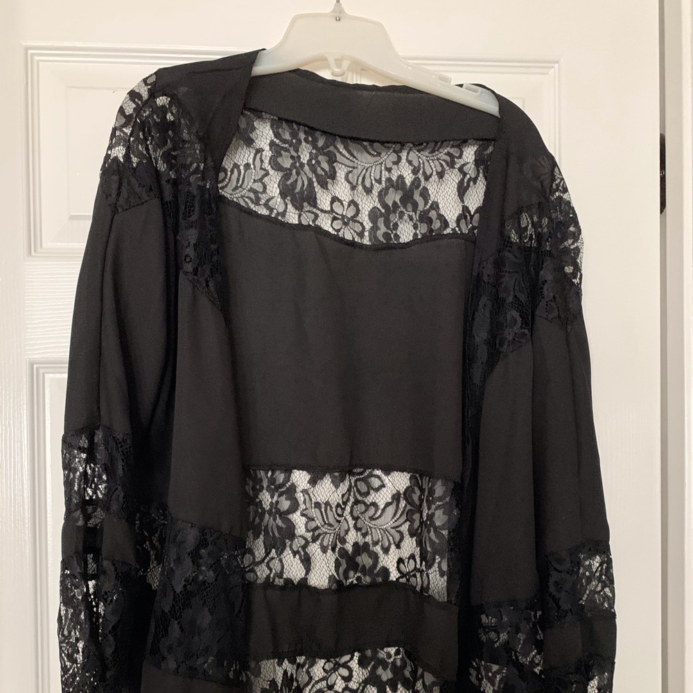 Beautiful lace open front jacket
